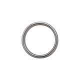 Tungsten 8 mm Stepped-Edge Inlay Comfort-Fit Band  Size 13.5
