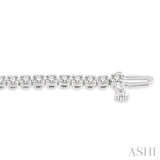 2.00 ctw Round Cut Diamond Tennis Bracelet in 14K White Gold