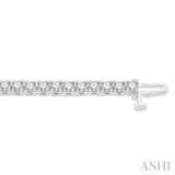 5.00 ctw Round Cut Diamond Tennis Bracelet in 14K White Gold