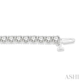 8.00 ctw Round Cut Diamond Tennis Bracelet in 14K White Gold