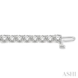 10.00 ctw Round Cut Diamond Tennis Bracelet in 14K White Gold