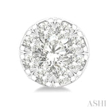 1/6 Ctw Lovebright Petite Round Shape Round Cut Diamond Fashion Stud Earrings in 10K Yellow and White Gold