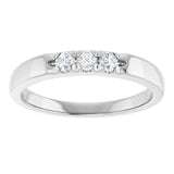 14K White 1/5 CTW Lab-Grown Diamond  Anniversary Band