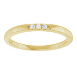 14K Yellow .05 CTW Lab-Grown Diamond  Anniversary Band