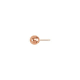 14K Rose 7 mm Ball Earring