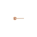 14K Rose 4 mm Ball Earring