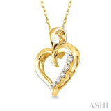 Journey Heart Shape Diamond Pendant