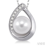 Pearl & Diamond Pendant