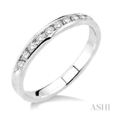 Channel Set Diamond Wedding Band