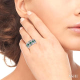 Gemstone & Diamond Fashion Ring