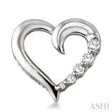 Heart Shape Journey Diamond Earrings