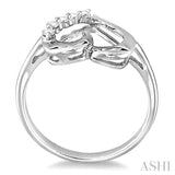 Heart Shape Journey Diamond Ring