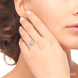 Heart Shape Journey Diamond Ring