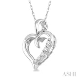 Journey Heart Shape Diamond Pendant