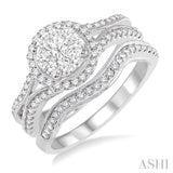 Lovebright Bridal Diamond Wedding Set