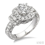 Semi-Mount Diamond Engagement Ring