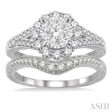 Lovebright Bridal Diamond Wedding Set