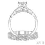 Lovebright Bridal Diamond Wedding Set