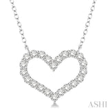 Heart Shape Diamond Necklace