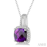 Gemstone & Diamond Pendant