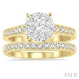 Lovebright Bridal Diamond Wedding Set