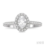 Oval Shape Diamond Engagement Ring