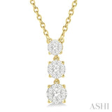 Past Present & Future Lovebright Diamond Necklace