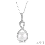 Pearl & Diamond Pendant