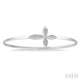 Silver Cross Flexi Diamond Fashion Bangle