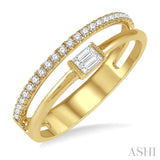 Diamond Fashion Open Ring