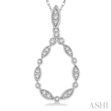 Diamond Drop Shape Pendant