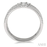 Diamond Fashion Open Ring