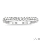 Diamond Curved Wedding Band