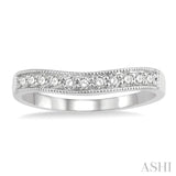 Diamond Curved Wedding Band