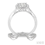 Oval Shape Lovebright Bridal Diamond Wedding Set