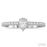 Pear Shape Diamond Engagement Ring