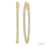 Diamond Hoop Earrings