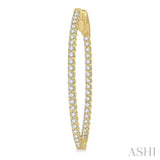 Diamond Hoop Earrings