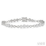 Lovebright Infinity Link Diamond Bracelet