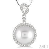 Pearl & Diamond Pendant