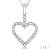 Heart Shape Diamond Pendant