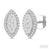 Marquise Shape Lovebright Diamond Earrings