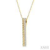 Diamond Bar Pendant