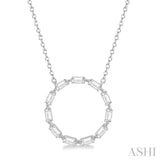 Diamond Circle Necklace