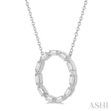 Diamond Circle Necklace