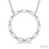 Diamond Circle Necklace