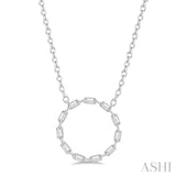 Diamond Circle Necklace