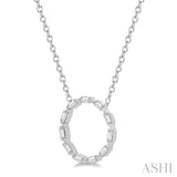 Diamond Circle Necklace