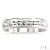 Channel Set Men'S Diamond Band