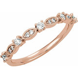 Accented Stackable Ring